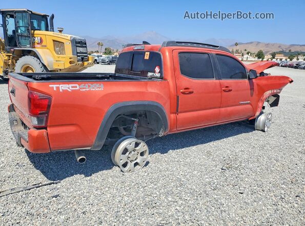 3TMCZ5AN2JM181630 2018 TOYOTA TACOMA Orange Tył prawy