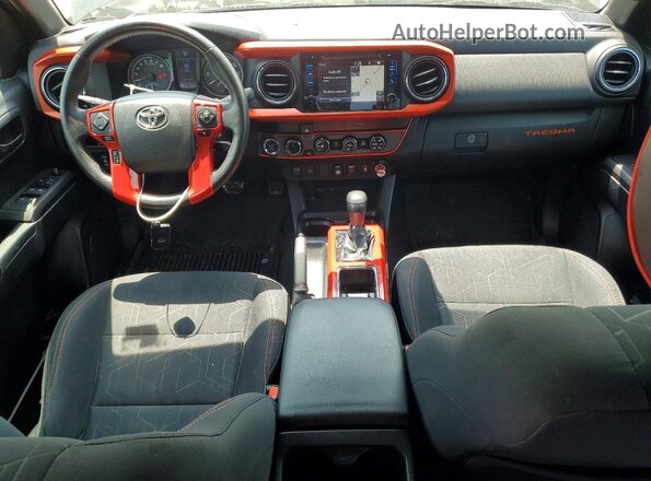 3TMCZ5AN2KM195156 2019 TOYOTA TACOMA Black Առջևի վահանակի տեսք