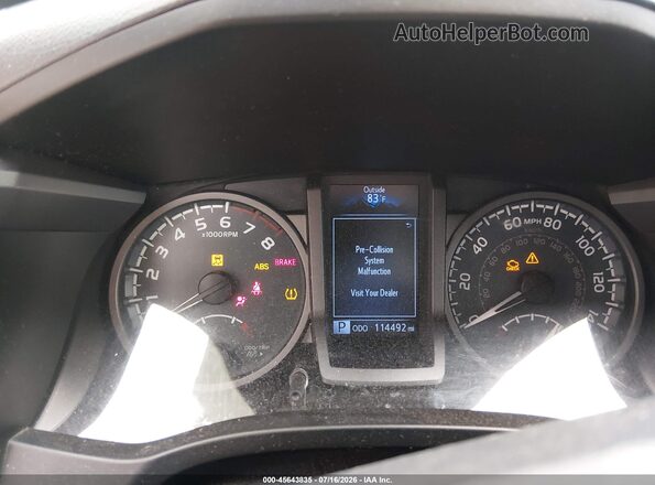 3TMCZ5AN2KM218032 2019 TOYOTA TACOMA Gray Vista de los asientos traseros