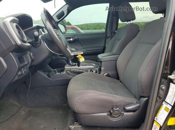 3TMCZ5AN2KM226616 2019 TOYOTA TACOMA Black Widok wnętrza z przodu
