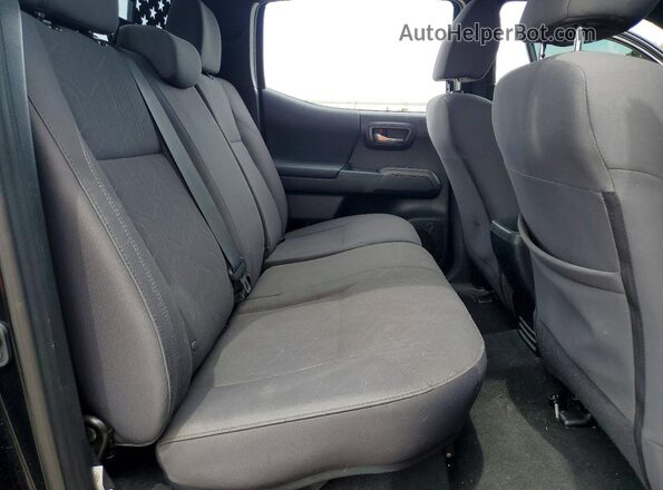 3TMCZ5AN2KM226616 2019 TOYOTA TACOMA Black Widok tylnych siedzeń