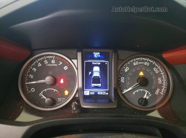 3TMCZ5AN2LM341072 2020 TOYOTA TACOMA Gray ხელსაწყოთა პანელის ხედი