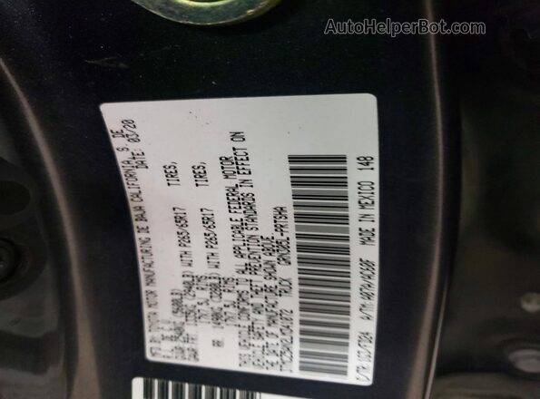 3TMCZ5AN2LM341072 2020 TOYOTA TACOMA Gray VIN კოდის სტიკერის ხედი