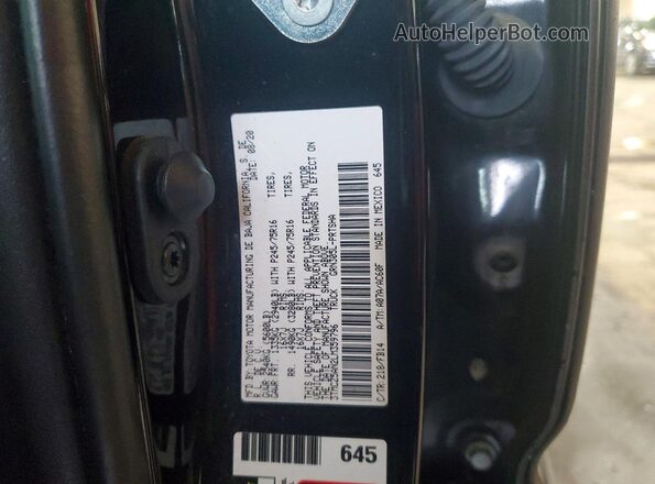 3TMCZ5AN2LM359796 2020 TOYOTA TACOMA Black ძრავის განყოფილების ხედი