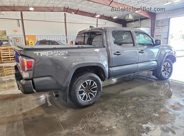 3TMCZ5AN2MM398566 2021 TOYOTA TACOMA Gray Задня права чверть