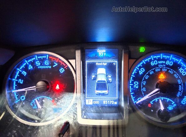 3TMCZ5AN2MM398566 2021 TOYOTA TACOMA Gray Вид щитка приладів