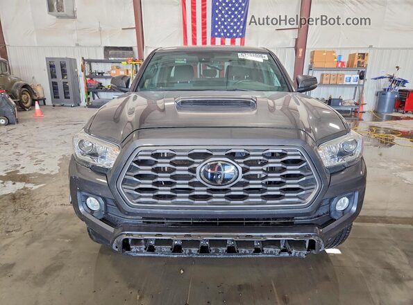 3TMCZ5AN2MM398566 2021 TOYOTA TACOMA Gray Вид спереду