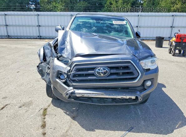 3TMCZ5AN2MM410327 2021 TOYOTA TACOMA Gray Widok z przodu
