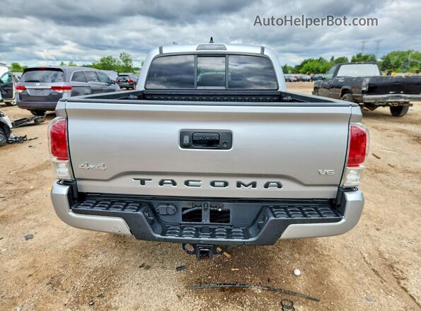 3TMCZ5AN2NM460193 2022 TOYOTA TACOMA Silver Вид ззаду
