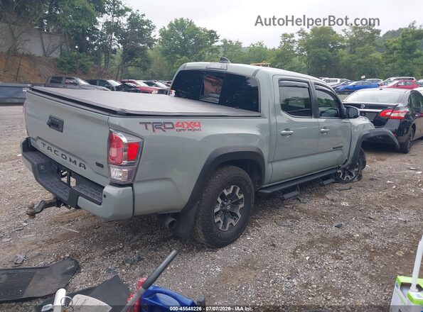 3TMCZ5AN2NM496434 2022 TOYOTA TACOMA Зеленый Задняя правая четверть