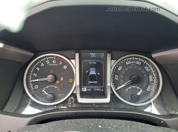 3TMCZ5AN2PM556909 2023 TOYOTA TACOMA Red Вид щитка приладів