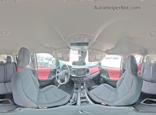 3TMCZ5AN2PM556909 2023 TOYOTA TACOMA Red Вид наклейки з VIN-кодом