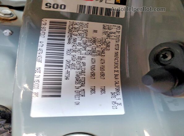 3TMCZ5AN2PM594446 2023 TOYOTA TACOMA Teal ძრავის განყოფილების ხედი