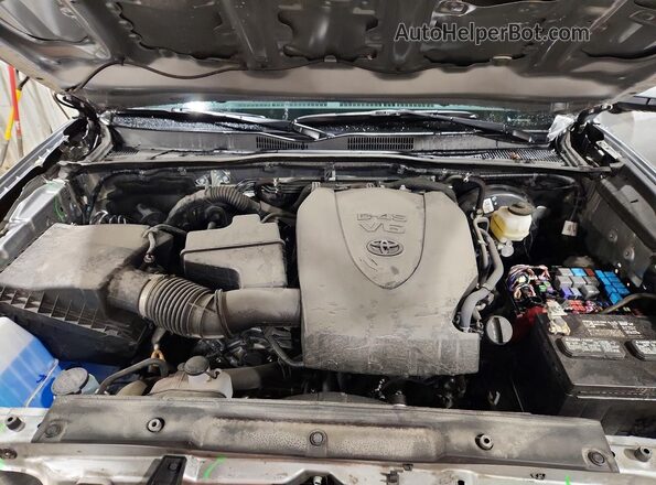 3TMCZ5AN2PM613786 2023 TOYOTA TACOMA Silver Engine compartment view