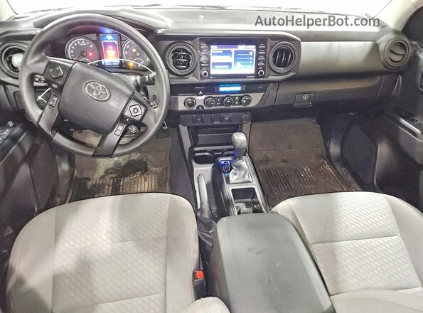 3TMCZ5AN2PM613786 2023 TOYOTA TACOMA Silver Dashboard view