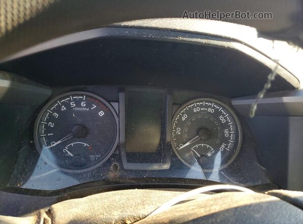 3TMCZ5AN3JM186884 2018 TOYOTA TACOMA Белый Вид щитка приборов
