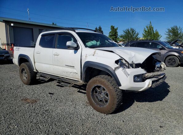 3TMCZ5AN3JM186884 2018 TOYOTA TACOMA Белый Передняя правая четверть