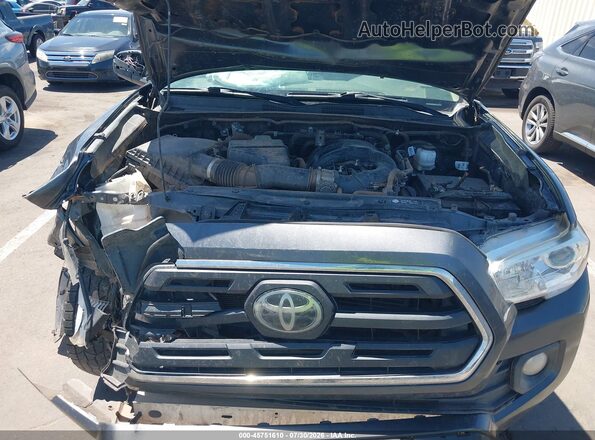 3TMCZ5AN3KM203703 2019 TOYOTA TACOMA Gray Widok z tyłu