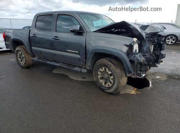 3TMCZ5AN3KM217455 2019 TOYOTA TACOMA Угольный Передняя правая четверть