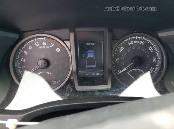 3TMCZ5AN3KM217455 2019 TOYOTA TACOMA Угольный Вид щитка приборов