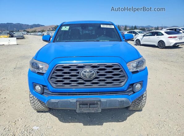 3TMCZ5AN3LM294070 2020 TOYOTA TACOMA Синий Вид спереди