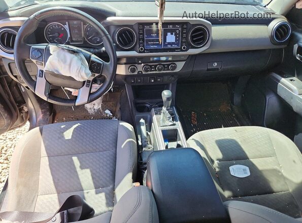 3TMCZ5AN3MM388337 2021 TOYOTA TACOMA Угольный Вид панели приборов