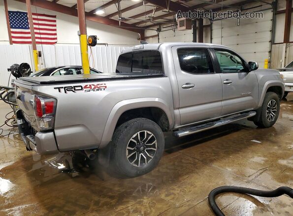 3TMCZ5AN3MM395787 2021 TOYOTA TACOMA Silver Trasero derecho