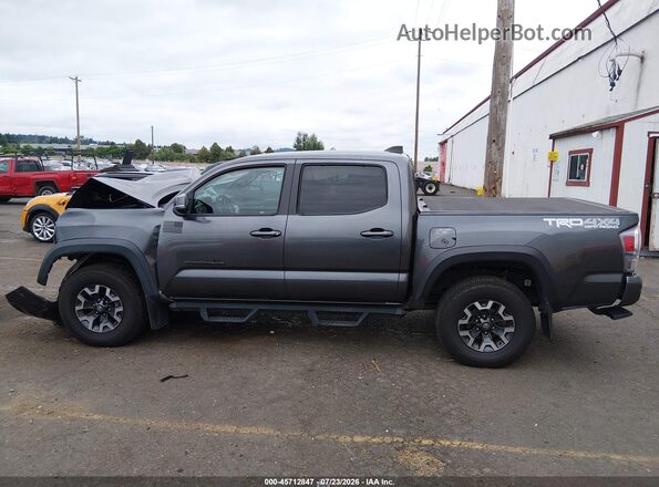 3TMCZ5AN3MM421384 2021 TOYOTA TACOMA Gray 