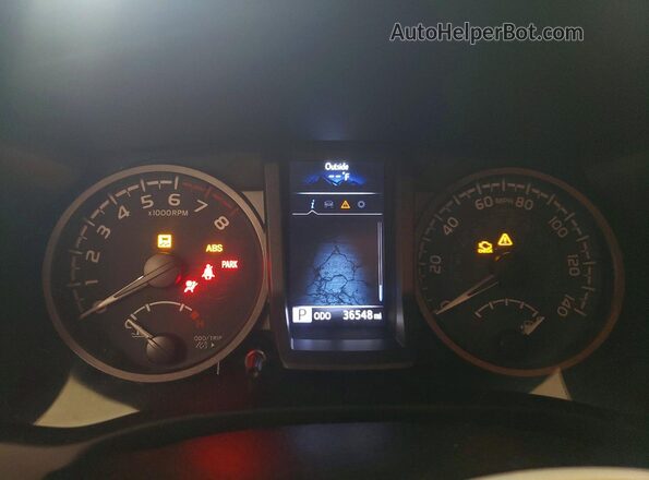 3TMCZ5AN3PM614140 2023 TOYOTA TACOMA Gray Սարքավորումների վահանակի տեսք