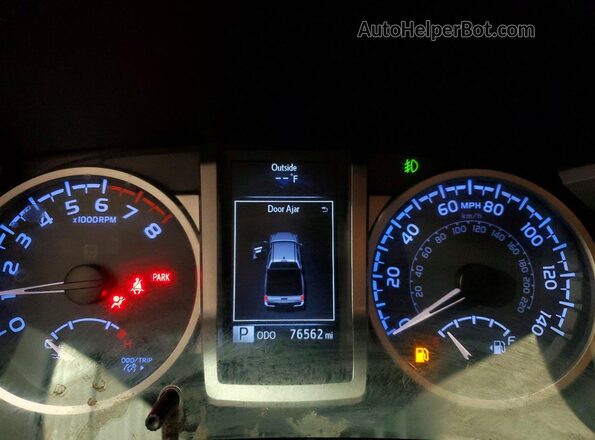 3TMCZ5AN4HM060107 2017 TOYOTA TACOMA Белый Вид щитка приборов
