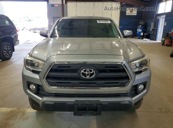 3TMCZ5AN4HM076484 2017 TOYOTA TACOMA Silver წინა ხედი
