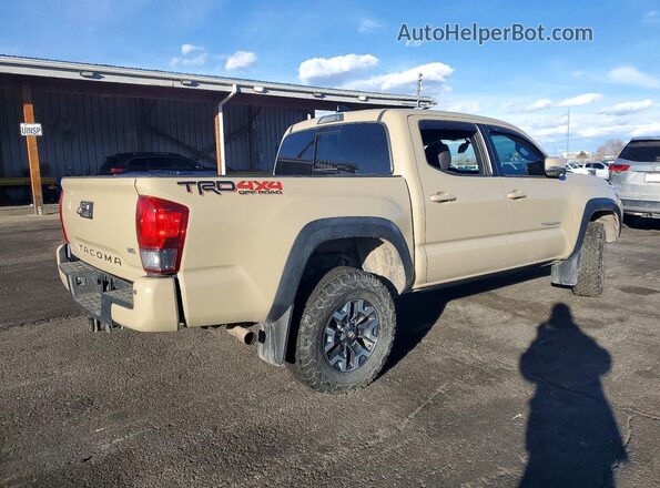 3TMCZ5AN4HM087291 2017 TOYOTA TACOMA Beige Հետևի աջ
