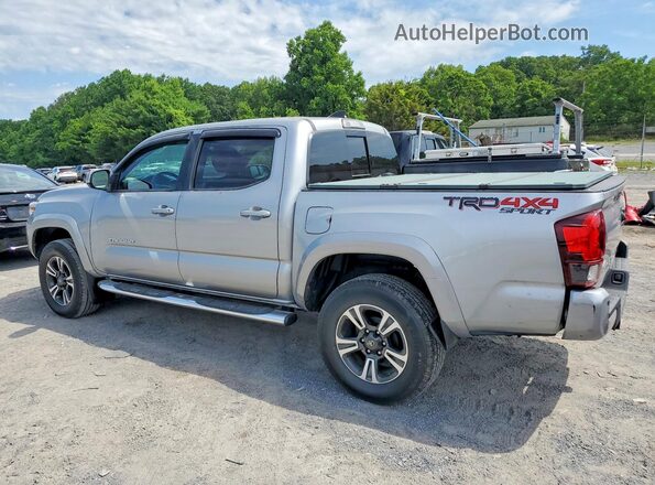 3TMCZ5AN4JM130016 2018 TOYOTA TACOMA Silver უკანა მარცხენა