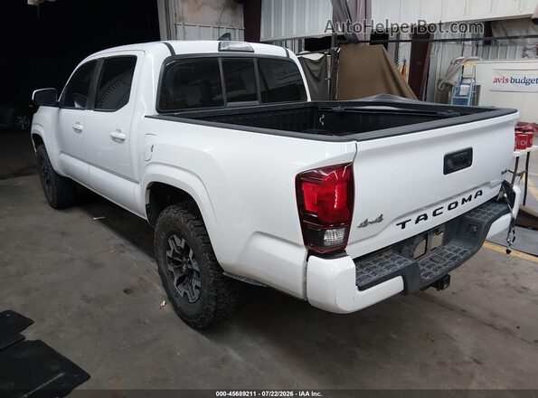 3TMCZ5AN4JM161802 2018 TOYOTA TACOMA White უკანა მარცხენა