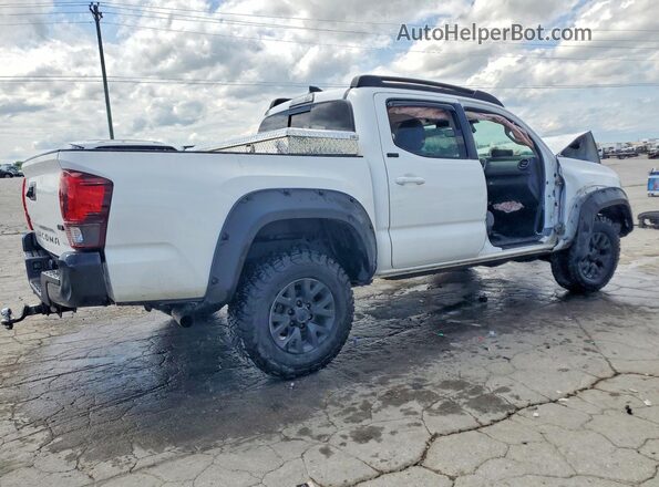 3TMCZ5AN4JM185159 2018 TOYOTA TACOMA White Задня права чверть