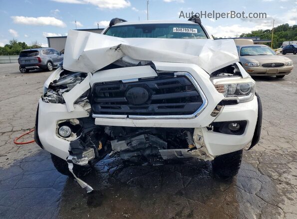 3TMCZ5AN4JM185159 2018 TOYOTA TACOMA White Вид спереду
