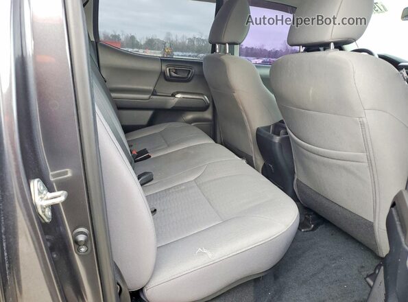 3TMCZ5AN4KM206206 2019 TOYOTA TACOMA Gray Rear seats view