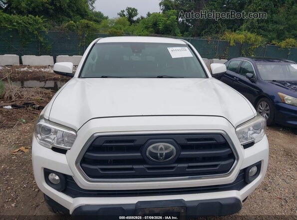 3TMCZ5AN4KM225161 2019 TOYOTA TACOMA White Widok zestawu wskaźników