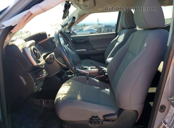 3TMCZ5AN4KM246169 2019 TOYOTA TACOMA Серый Вид салона спереди