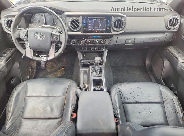 3TMCZ5AN4KM255695 2019 TOYOTA TACOMA Gray Dashboard view