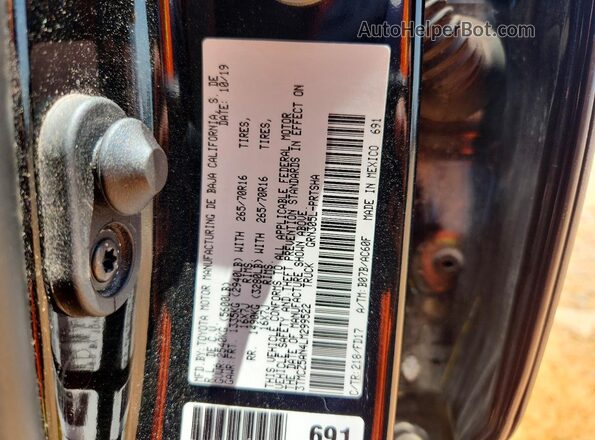 3TMCZ5AN4LM299522 2020 TOYOTA TACOMA Black Engine compartment view