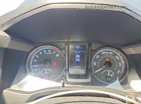 3TMCZ5AN4LM299522 2020 TOYOTA TACOMA Black Instrument cluster view