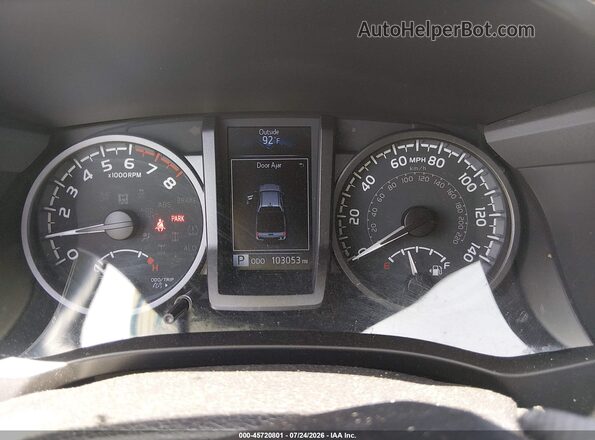 3TMCZ5AN4LM312639 2020 TOYOTA TACOMA Gray Հետևի նստատեղերի տեսք