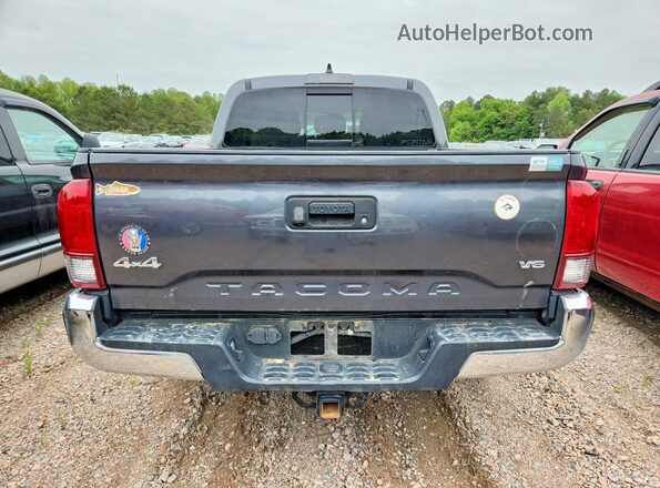 3TMCZ5AN4LM341395 2020 TOYOTA TACOMA Gray Rear view