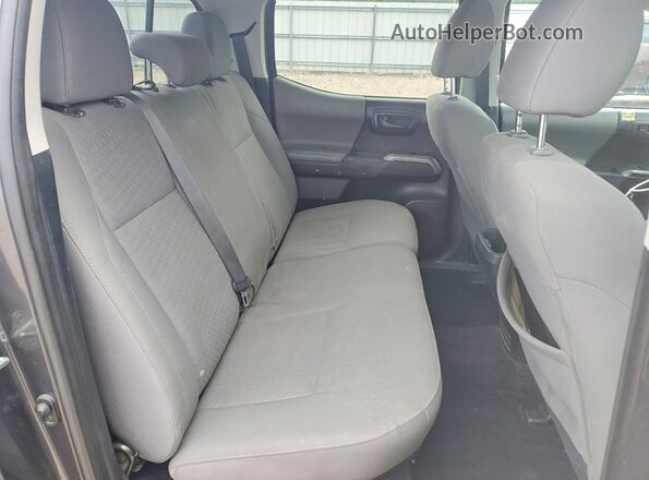 3TMCZ5AN4LM341395 2020 TOYOTA TACOMA Gray Rear seats view