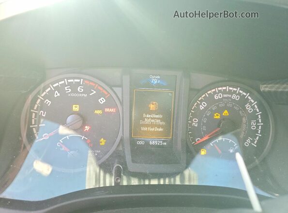 3TMCZ5AN4PM578698 2023 TOYOTA TACOMA Silver Вид щитка приладів