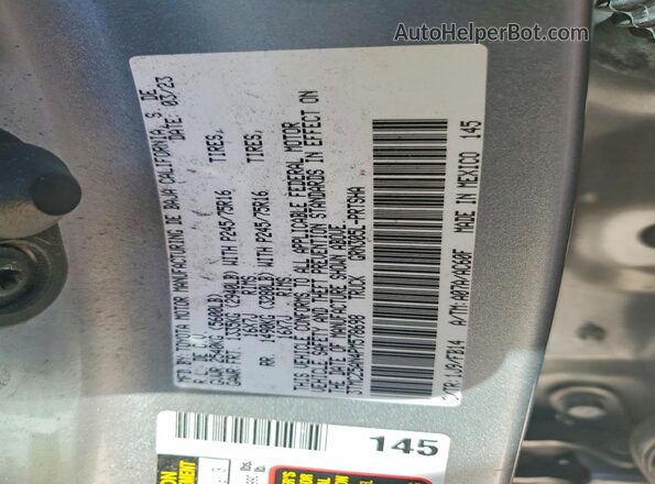 3TMCZ5AN4PM578698 2023 TOYOTA TACOMA Silver Вид підкапотного простору