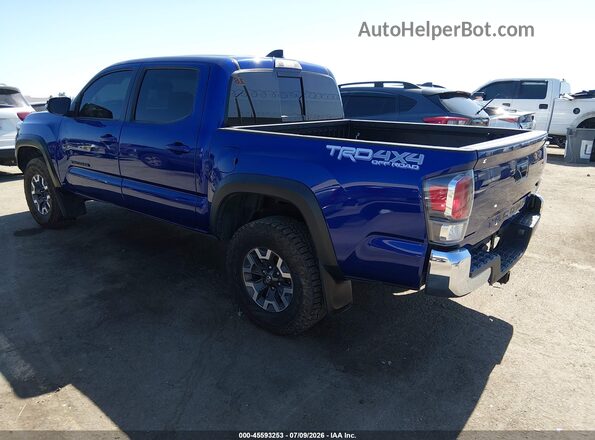 3TMCZ5AN4PM652072 2023 TOYOTA TACOMA Blue Задня ліва чверть