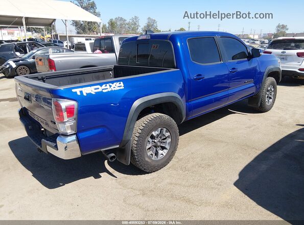 3TMCZ5AN4PM652072 2023 TOYOTA TACOMA Blue Задня права чверть