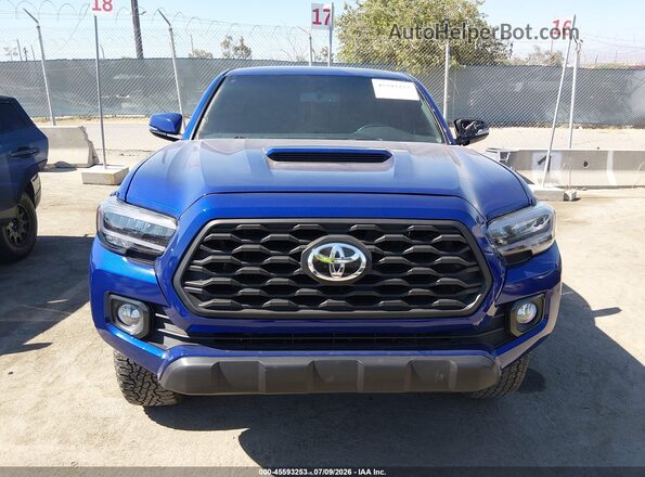 3TMCZ5AN4PM652072 2023 TOYOTA TACOMA Blue Вид щитка приладів